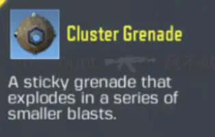 COD Mobile Cluster Grenade