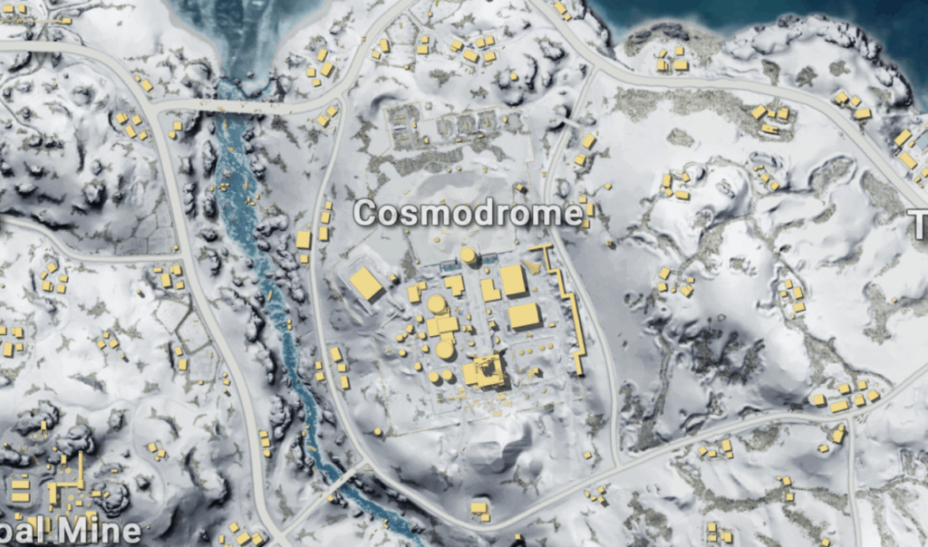 Cosmodrome Drop Spot PUBG