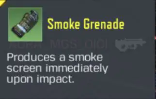 COD Mobile Smoke Grenade