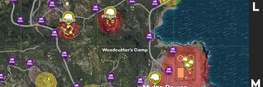 Woodcutters Camp Erangel PUBG Best Drop Spots