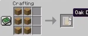 How to make a door in Minecraft