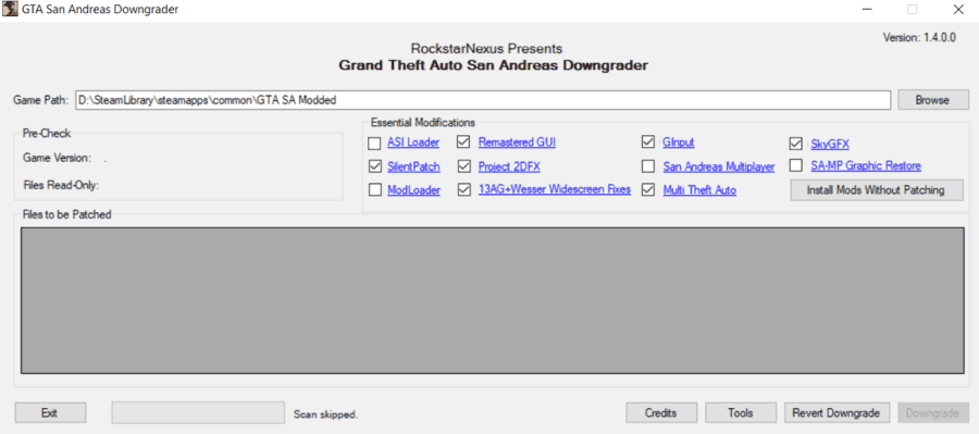 gta san andreas laptop resolution fix 800x600x32