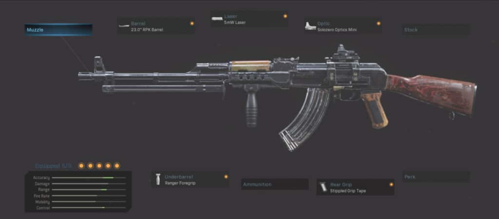 AK47 Objective Attachment Setup