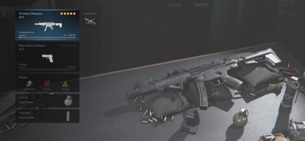 MP5 Class Setup SND