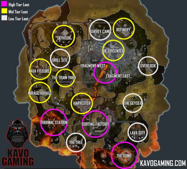 Worlds Edge Best Locations & Drop Spots Apex Legends - Kavo Gaming