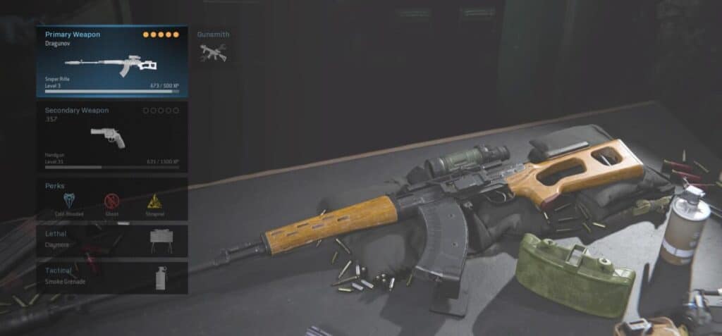 cod4 modern warfare dragunov