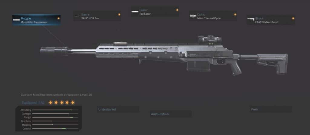 HDR Gunsmith Warzone Best Loadout