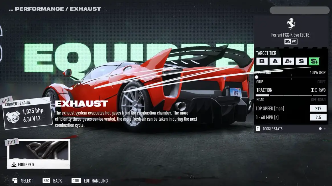 Ferrari FXX K Evo Best Build NFS Unbound